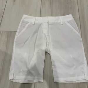 Adidas Women's White Golf Shorts